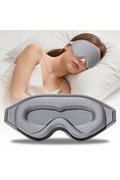 Choice GRAY New 3D Sleep Eye Mask, Stereoscopic Men's and Women's Light Block...
