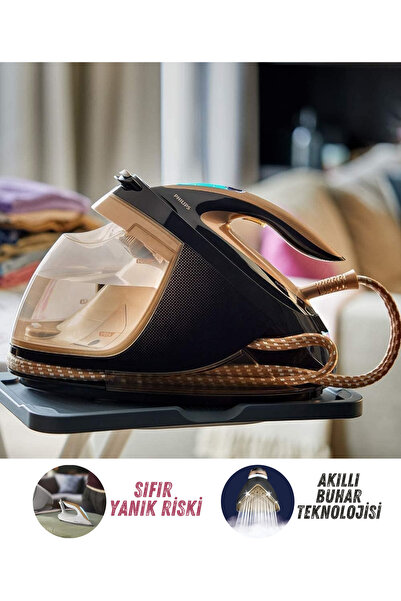 Philips Perfectcare Elite Plus Buhar Kazanlı Ütü, 2700 W,165 G/dk Şok Buhar, ...