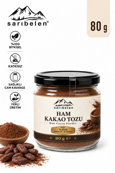 sarıbelen Ham Kakao Tozu 80 g