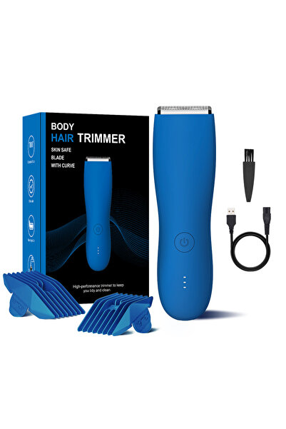 Choice Blue Men's Electric Groin & Body Shaver - Waterproof Dual Head Trimmer...
