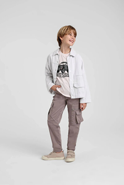HAUSEkids 5-14 Years Old Arlo Stone Boys' Pants-Stone
