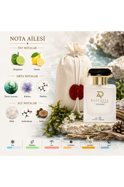 Rosentia Luxe Edition LX84 (Megamare) Muadili Unisex Parfümü EDP 50ml