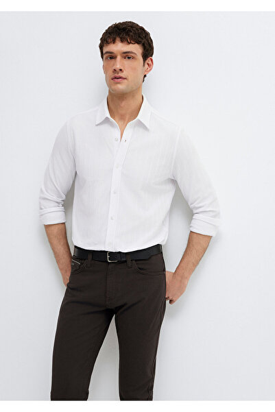 Mavi White Shirt Regular Fit / Normal Cut 0212062-620