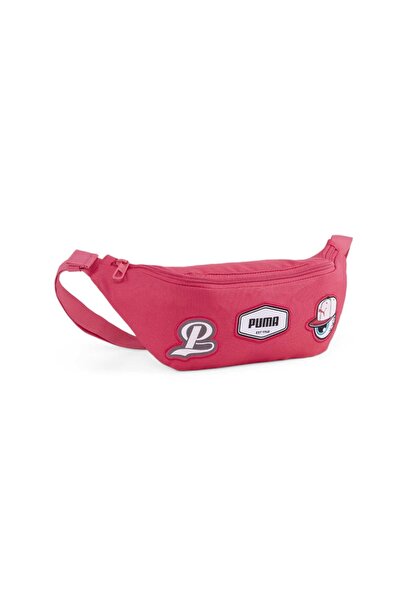 Puma PATCH ΤΣΑΝΤΑ ΜΕΣΗΣ 090345-02 Ροζ
