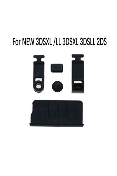 Choice black JCD 1Set Silicone Anti-Dust Plug Earphone Jack Charging Dock Dus...