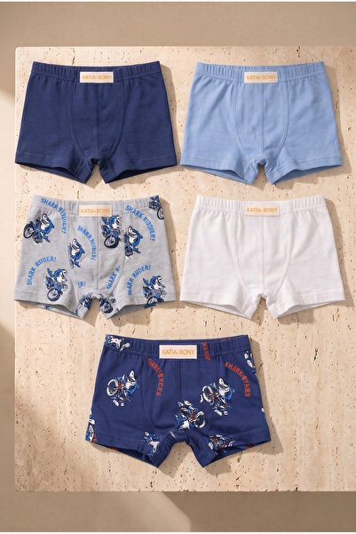 Katia&Bony Boy's 5-Piece Patterned Boxers
