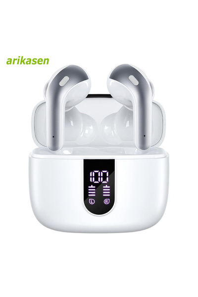 Choice White B Wireless Bluetooth Earbuds Headphones 52 Hrs Playtime IPX7 Wat...