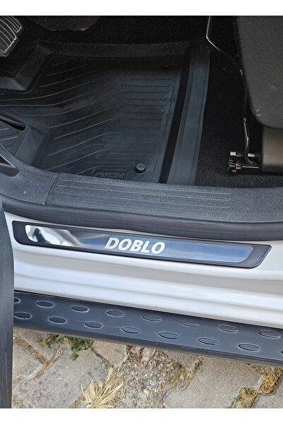 Dbc Online FIAT DOBLO KROM KAPI EŞİK KORUMA 2 PARÇA KAPI EŞİĞİ ÇİZİLMEYE KARŞI