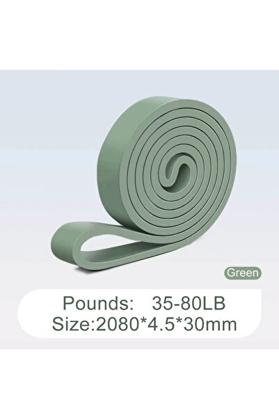 Choice7 Green Silicone Pull Up Bands Resistance Bands,5 Resistance Levels Ass...