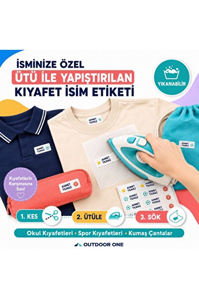 Outdoor One Kıyafet Etiketi - Okul Kıyafetlerine Kişiye Özel 30 Saniyede Kola...