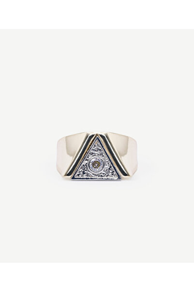 Yargıcı Glass Stone Detailed Ring
