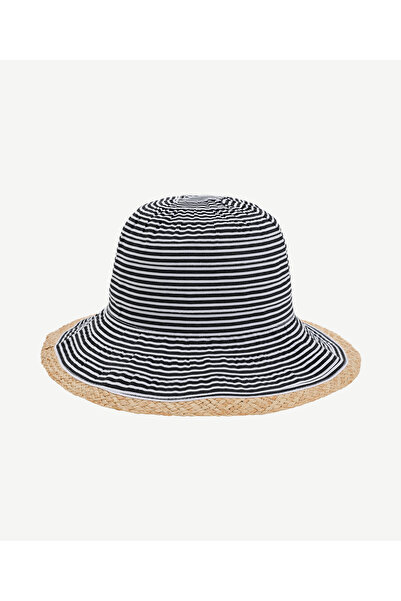 Yargıcı Fisherman Hat with Stripe Detail