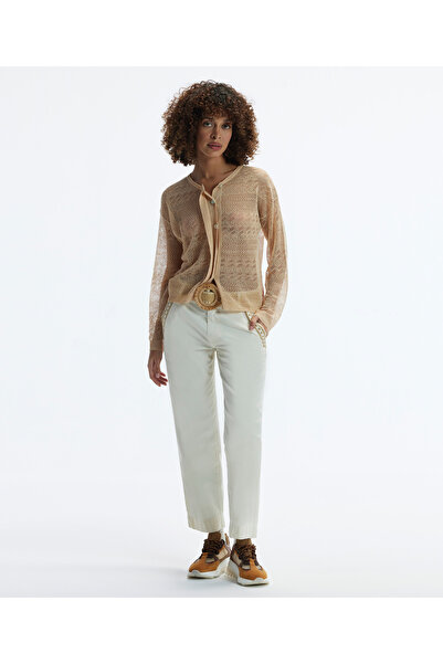 Yargıcı Straight Cut Embroidery Detailed Trousers