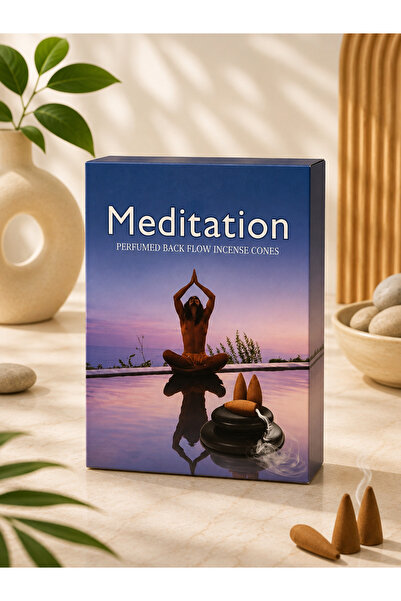 OrdoVeni Meditasyon Kokulu Doğal Geri Akış Tütsü | Oda Kokusu | Şelale Tütsü