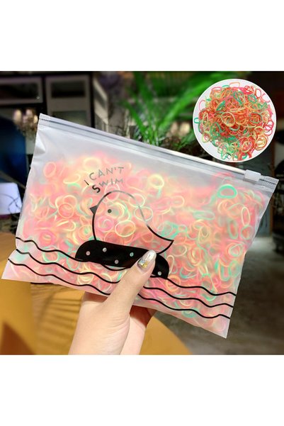 Choice9 D 1000PCS 1000pcs/Pack Girls Colorful Small Disposable Rubber Bands G...