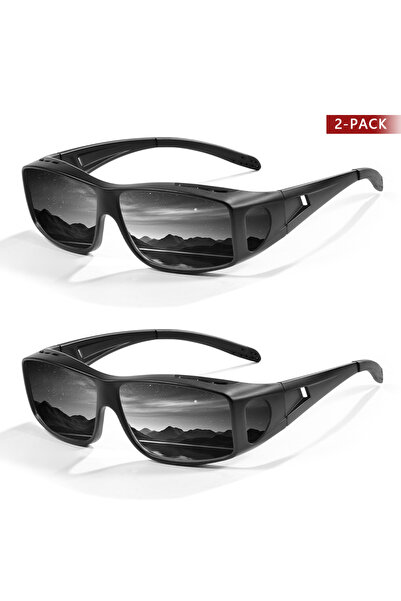 choice2 C2 CRIXALIS Polarized Night Driving Glasses for Men Women Fit Over Ni...