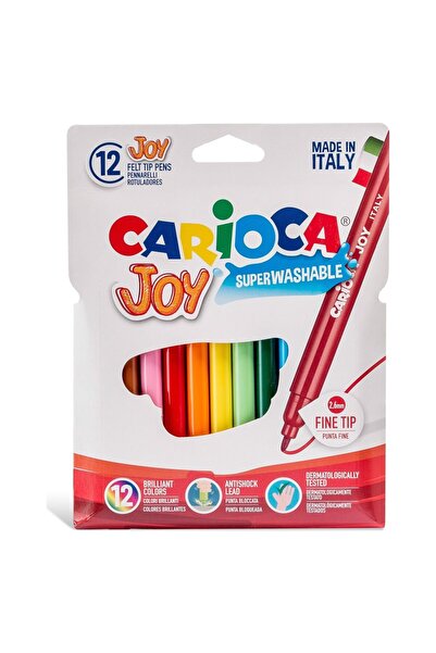 carioca Joy 12 Color Washable Felt Tip Pen 40614