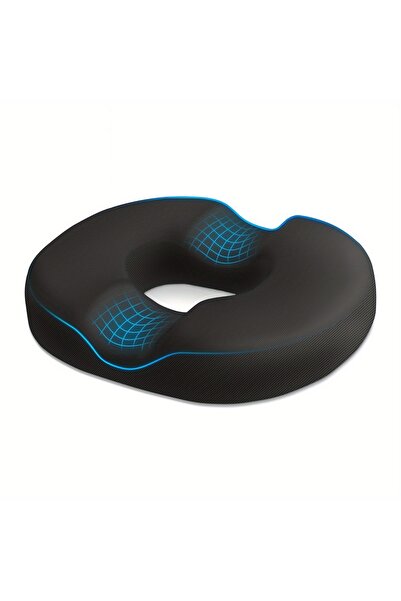 Choice black Donut Pillow Seat Cushion for Hemorrhoids,Sciatica & Hip & Coccy...