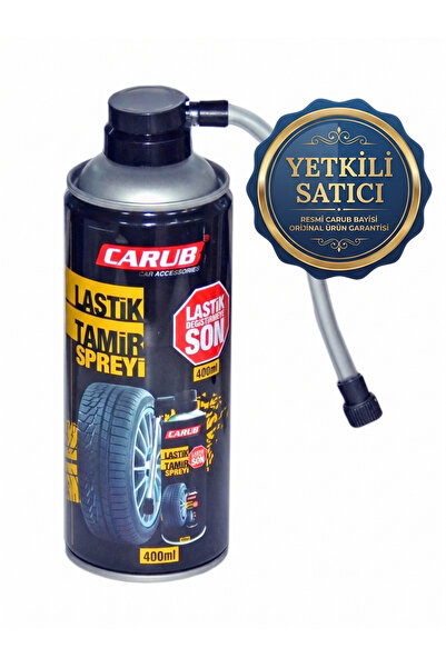 Carub Lastik Tamir Spreyi 400 ml Patlayan Lastikler İçin Etkili Çözüm ve Kull...
