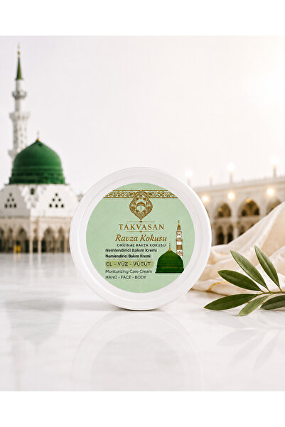 Takvasan Ravza Scented Moisturizing Cream 20 ml Hand Face Body Care Cream