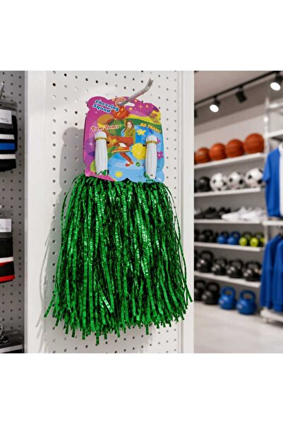 decotoys Pompoane majorete verde 5 seturi