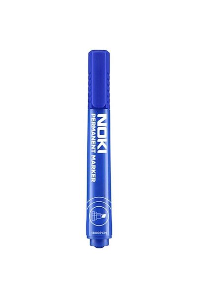 Noki Marker pen cut end blue 1800pcm (pack of 12)