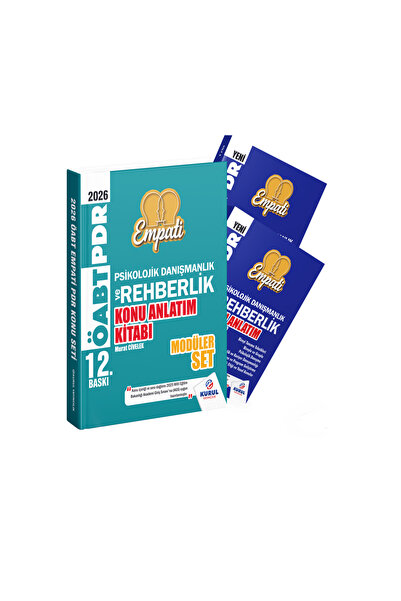 Kurul Yayıncılık 2026 Öabt Empati Psikolojik Danışmanlık Ve Rehberlik (PDR) K...