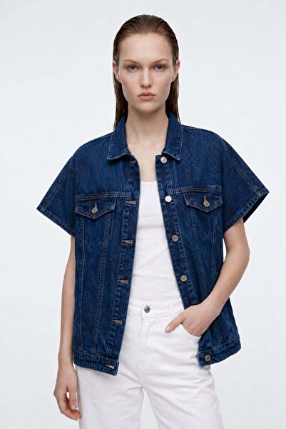 HAKKE Modern Cut Denim Poncho