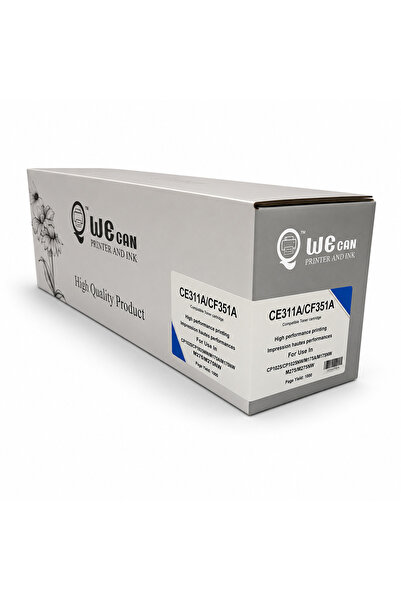 Wecan CE311A / CF351 / 130A / 126A Cyan ink compatible with HP and Canon prin...