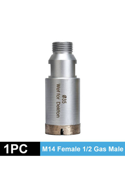 Choice1 35mm 90 MM Silver-1pc Panfreet Double Screw 1/2” Gas & M14 Diamond Gr...