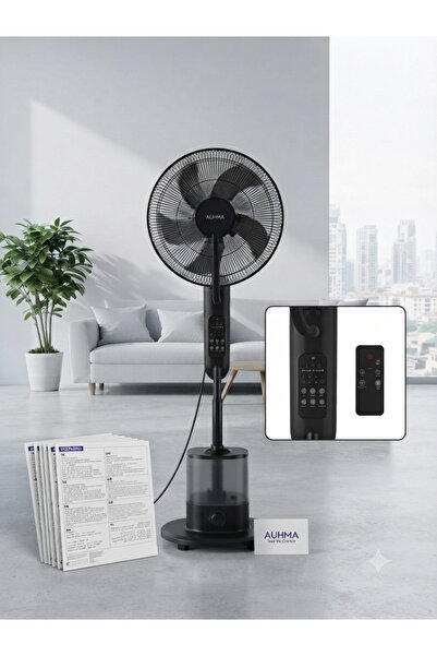 auhma Aura Akse 16 inç 80W Uzaktan Kumandalı ve LED Ekranlı Buharlı / Nemlend...