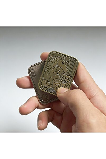 Choice4 Q Sliding Cover Push Card Micro Creative Fingertip Gyroscope, with Di...