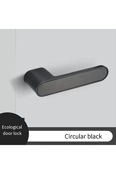 Choice10 Round black New High Aesthetic Minimalist Room Door Lock, Magnetic S...