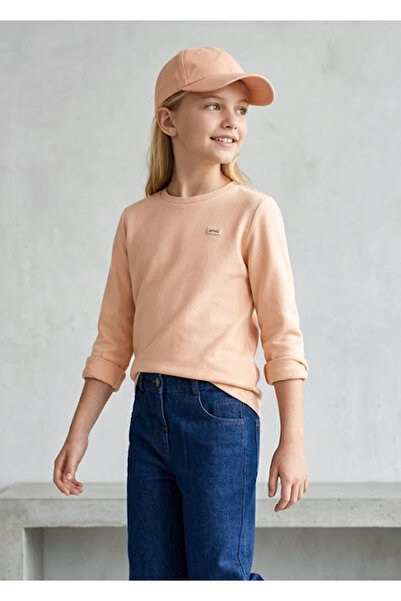 Ozmoz By Mukadder Özden Organic Yavruağzı Winter Thin Sweatshirt for Girls