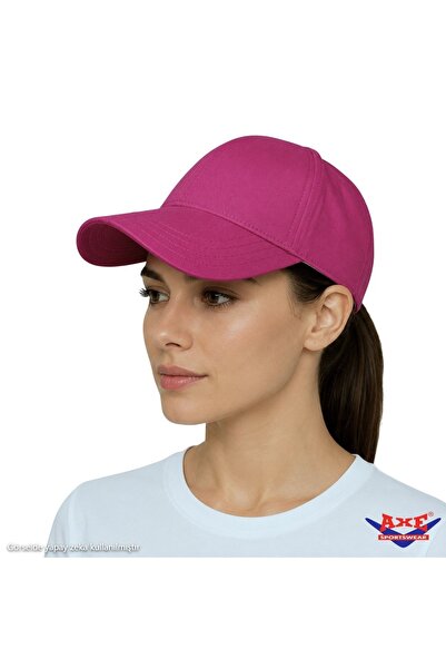 AXE SPORTSWEAR Unisex Candy Pink Micro Fabric Sports Baseball Cap Hat with Ad...
