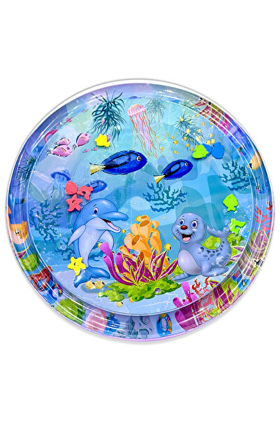 Choice PURPLE 1pc 100cm Large Baby Playing Water Mat Dolphin Seal Pattern PVC...