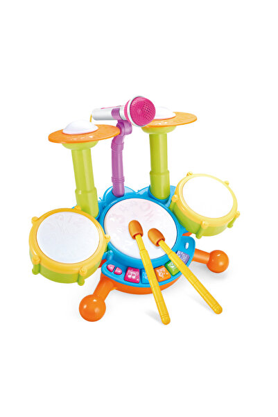 Choice green Kids Drum Set Toddlers 1-3 Musical Baby Educational Instruments ...