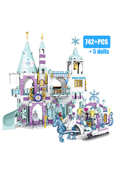 Choice SLUBAN Without Box Friends Princess Luxury Ice Castles Playground Hous...
