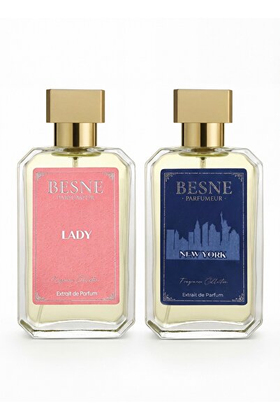 besneparfum Besne Parfüm Newyork Lady Çift Kombin Parfüm Seti