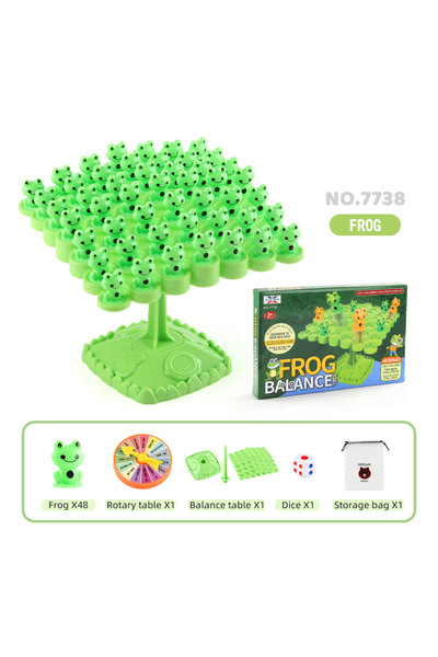 Choice1 frog Fun Frog Balance Tree Children Montessori Math Toys Balancing Bo...