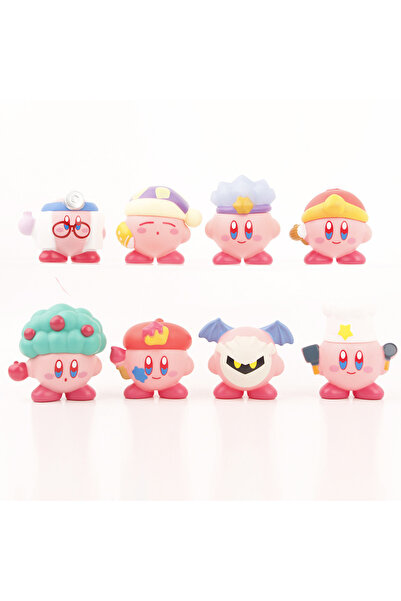 Choice Bandai 01 8pcs/set Kirby Car Cake Decoration Figure Model Toys