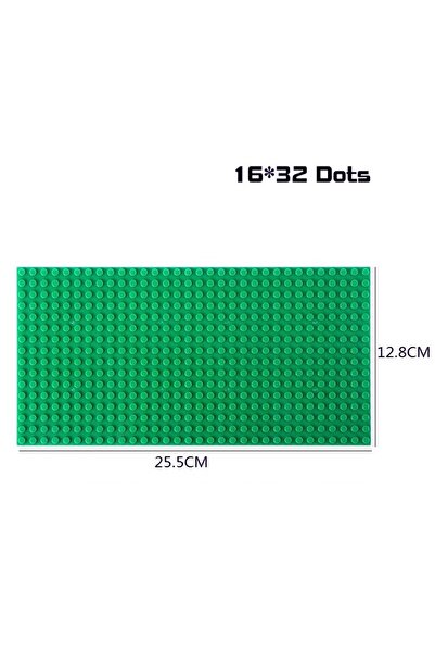 Choice24 لوح بناء كلاسيكي أخضر 16x32 نقطة، 32x32، 16X32 نقطة، قطع بناء DIY