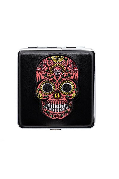 Atomic German Skull Kurukafa Patch Deri Kısa Sig. Tab akasısı Turuncu 20li