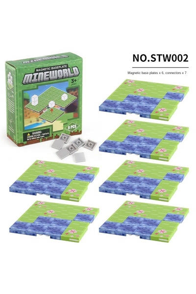 Choice5 STW002 Magnetic Base Plate Variety Baseplates Match Mine World Magnet...
