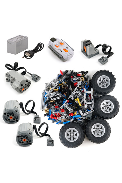 Choice1 With Motor 4WD RC Car Chassis Climbing Vehicle Model Building Blocks ...