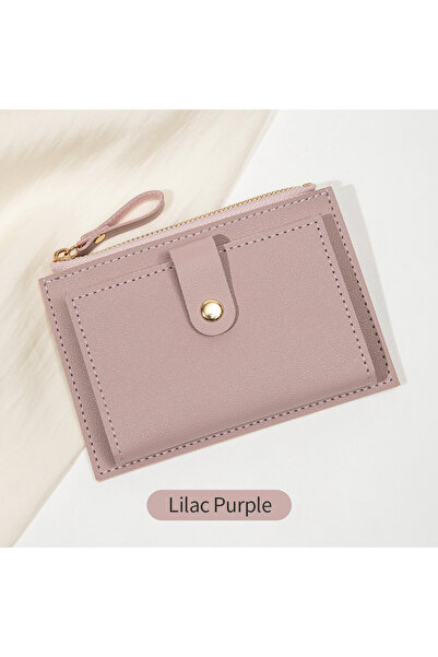 Choice4 QB342-1-Lilacpurple Minimalist and Fashionable Women's Short Card Bag...