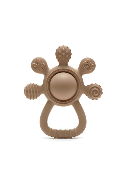 Choice7 Camel Baby Silicone Teether Rattle Toys BPA Free Palm Design Chewing ...