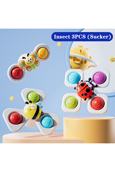 Choice12 insect Suction Cup Suction Cup Spinning Cartoon Animal、Insects Spinn...