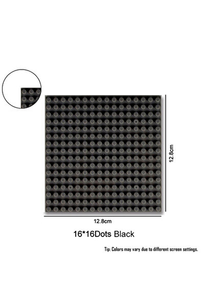 Choice19 16X16 Black Base Plate 32*32 16X32 16X16 Dots Building Blocks Basepl...