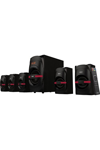 AKAI Аудио система 5.1 Akai, USB/SD, MP3, Bluetooth 105W RMS